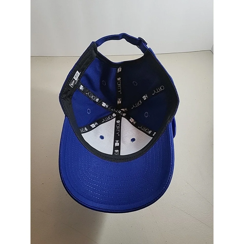New Era 9forty Blank Fitted Baseball Women's Hat Blue Ajustable Strap Cap